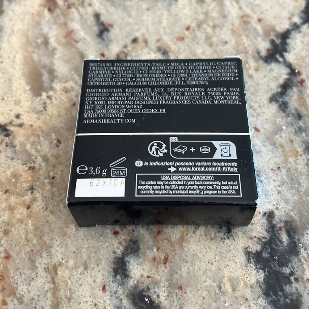 NEW Armani Beauty Luminous Silk Glow Blush